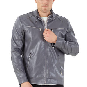 Veste pour homme, nouvelle arrivée 2025, veste en cuir de haute qualité avec fermeture éclair, logo et couleur personnalisés, vestes pour hommes - Product Image 2