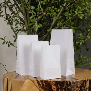 Bolsa de Papel Kraft Blanca Ecológica, Apta para Alimentos, Biodegradable, Material Reciclado, Logotipo Personalizado, Exposiciones, Supermercados, Promociones - Product Image 3
