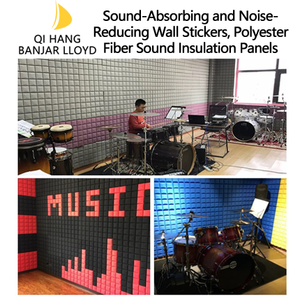 Paneles Acústicos de Fibra de Poliéster Lisos QIHANG 4 X 8, Aislamiento Acústico para Techo y Pared, Solución Acústica Comercial para Espacios - Product Image 5