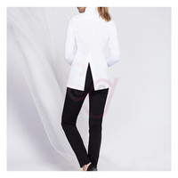 Vêtements de travail de Salon personnalisés, tunique à glissière, uniforme de spa, ensembles d'uniformes à la mode