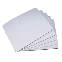 Tapis de souris personnalisé en caoutchouc recyclable de petite taille, promotionnel, personnalisable, blanc, imprimable en DIY