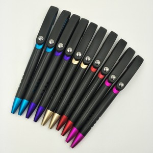 Stylo bille en plastique noir mat promotionnel spécial, bon marché, avec logo imprimé sur mesure - Product Image 4