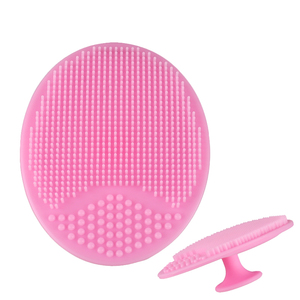 Silicone mặt máy chà sàn Exfoliator bàn chải mụn đầu đen Scrubber Facial Cleansing Pads trang điểm công cụ Cleaner màu đen - Product Image 1
