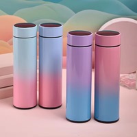 Bouteille isotherme intelligente en acier inoxydable 304 de 500 ml avec affichage LED de température – Vente en gros