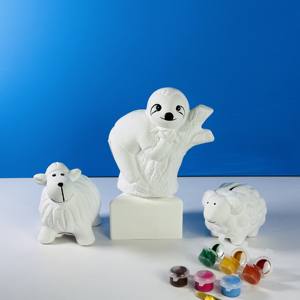 <span class=keywords><strong>Mignon</strong></span> Petit Animal Ornements DIY Graffiti Modèle <span class=keywords><strong>Coloriage</strong></span> Jouets Tirelire Éducative pour Enfants - Product Image 2