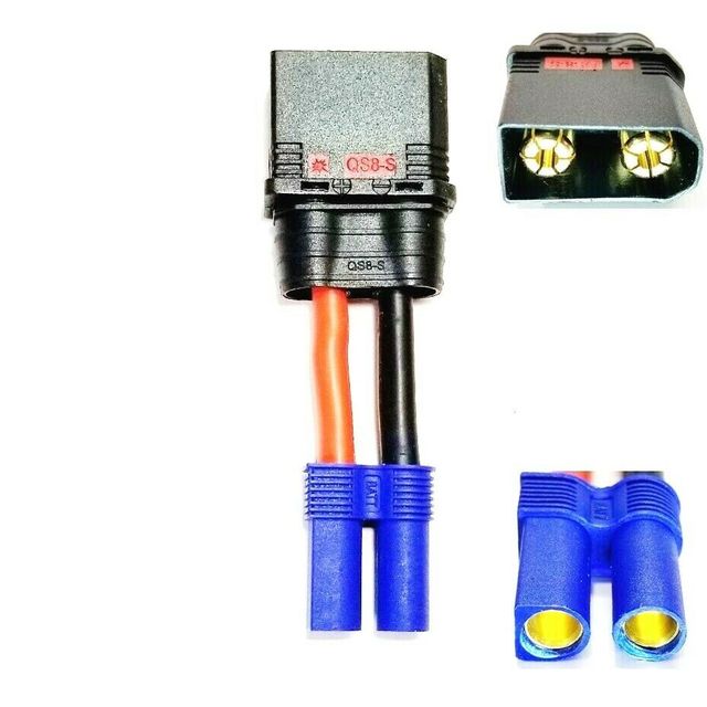 QS8 MALE to EC5/IC5 FEMALE SINGLE ADAPTER