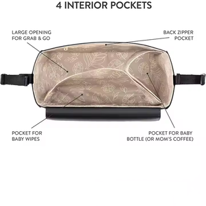 Bolsa <span class=keywords><strong>de</strong></span> accesorios <span class=keywords><strong>para</strong></span> cochecito <span class=keywords><strong>de</strong></span> cuero vegano Premium, organizador <span class=keywords><strong>de</strong></span> cochecito <span class=keywords><strong>de</strong></span> bebé <span class=keywords><strong>de</strong></span> PU con portavasos aislado, bolsa <span class=keywords><strong>para</strong></span> cochecito <span class=keywords><strong>de</strong></span> bebé - Product Image 5