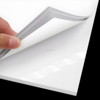 Vente en gros 110gsm 150gsm mat et papier d'art enduit brillant C1S C2S simple face pour l'impression