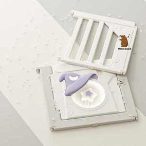 MIGO BEAR bébé en plastique forêt magique parc toboggan balançoire panier de basket-ball chevalet stockage et cheval à <span class=keywords><strong>bascule</strong></span> <span class=keywords><strong>jeu</strong></span> maison enfants clôture - Product Image 5