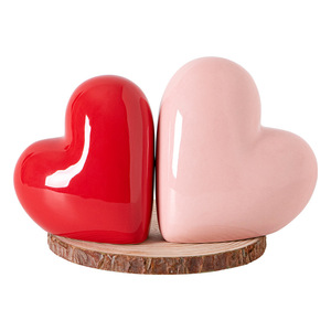 Art créatif moderne pour l'amour Artisanat en céramique Vertical transfrontalier pour l'anniversaire de mariage Saint-Valentin Entrée du salon - Product Image 5