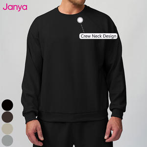 Janya Mens girocollo leggero <span class=keywords><strong>termico</strong></span> tinta unita <span class=keywords><strong>abbigliamento</strong></span> <span class=keywords><strong>sportivo</strong></span> per Outdoor Running Fitness e morbido Casual t-shirt a maniche lunghe - Product Image 1