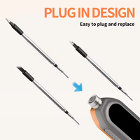 Fer à souder intelligent sans fil USB avec affichage numérique et température réglable pour la réparation de cartes de circuits électroniques et de composants