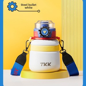 Tkk lớn bụng phích cup 316 cấp thực phẩm thép không gỉ xách tay dây đeo vui vẻ bánh khóa thiết kế hiện đại rò rỉ bằng chứng chai nước - Product Image 6