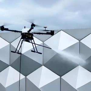 โดรนซักอัตโนมัติแรงดันสูงพร้อมถังเก็บน้ำสำหรับสร้างกระจกหน้าต่าง D15R Jiusi - Product Image 1