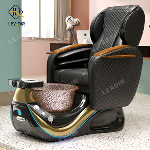 Mobiliario de Lujo para Salón de Uñas Silla de <span class=keywords><strong>Spa</strong></span> para Pies de Salón de Uñas Sillas de Pedicura Eléctricas Modernas de Color Personalizado con Tazón - Product Image 4