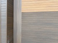 Revêtements muraux ASA à texture bois, excellente résistance aux UV, stabilité de la couleur longue durée, pour façades extérieures