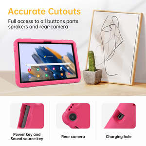 Étui pour tablette HGD EVA pour Samsung Galaxy Tab A8 10,5 pouces 2021 SM-X200 SM-X205, support pliable, housse pour tablette - Product Image 3