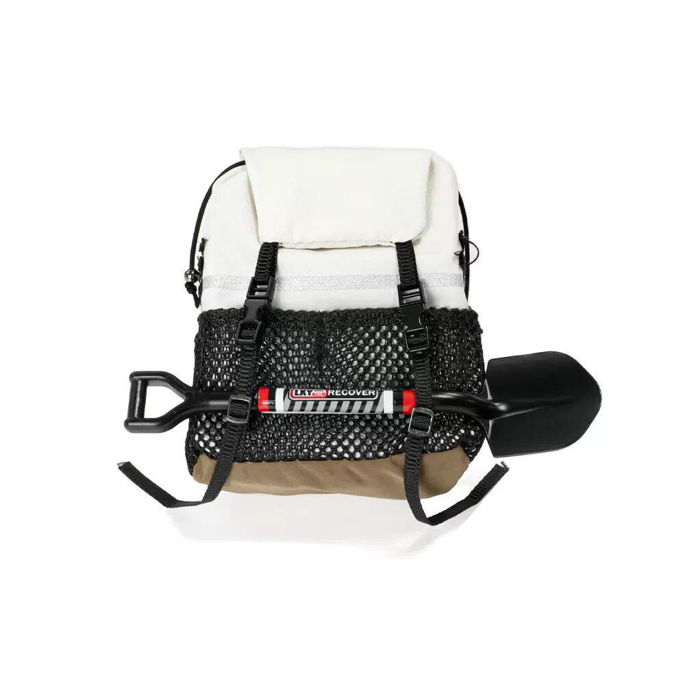 Sac à dos blanc + pelle