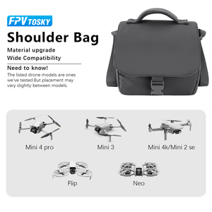 กระเป๋าสะพายไหล่แบบพกพาสำหรับ DJI Mini 4 Pro/<span class=keywords><strong>3</strong></span> Series กระเป๋าถือสำหรับเดินทางเหมาะสำหรับ DJI Neo/ เคสฝาพับ - Product Image 4