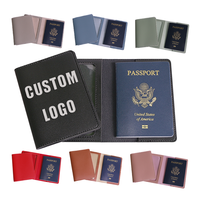 Porte-passeport et billets épaissi populaire, étui de protection pour passeport, sac de voyage pour documents avec LOGO personnalisé