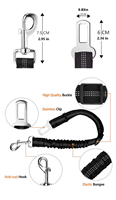 Cinturón de Seguridad para Perros Personalizado, Ajustable y Reflectante, con Bungee Elástico, Proveedor OEM