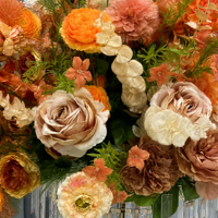 Boule de fleurs artificielles décorative pour centre de table, idéale pour mariages, fêtes, magasins, salles d'exposition, salles de banquet et événements