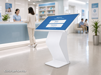 Affichage numérique vertical sur pied pour la publicité, écran tactile intérieur, kiosque Android, CMS Cloud