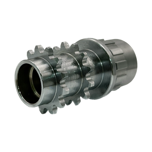 Pignon de chaîne à rouleaux en acier industriel OEM personnalisé, double pignon, pour usage agricole, diamètre de perçage 5-100 mm, 10 dents, 19,05 mm, Prim - Product Image 3