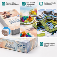 Cartes à jouer sur mesure pour coffret cadeau de luxe, qualité ISO 9001, dorure à froid double face avec guide, boîte tiroir rigide