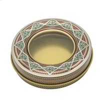 Boîte d'emballage pour safran, boîte en fer blanc 1g/3g, vente en gros, boîte à fenêtre vide