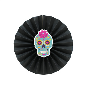Éventail en papier EAST TERN <span class=keywords><strong>Jour</strong></span> des Morts pour les décorations de fête de remise des diplômes et de Thanksgiving - Product Image 4
