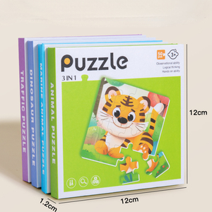 <span class=keywords><strong>Libro</strong></span> Puzzle Magnetico Letop (Busy Book) per Bambini 3 in 1, Puzzle a Gradini, Gioco da Viaggio Montessori, Giochi Educativi in Carta - Product Image 3