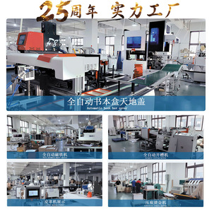 Boîtes cadeaux personnalisées Red Radiance, forme de livre à couvercle magnétique, emballage haut de gamme, petites commandes, fabrication Zhejiang - Product Image 1