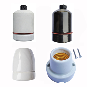 Douille de <span class=keywords><strong>lampe</strong></span> en céramique E26 E27 avec interrupteur et cordon d'alimentation, résistante aux hautes températures, prise EU US AU - Product Image 6