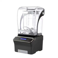 Professionnel Commercial 1.8L 220V Silence Sound Proof Blender Digital Strong Blender Professional Blender Ice Smoothie Maker