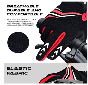 Gants <span class=keywords><strong>de</strong></span> cyclisme OEM à doigts entiers, antidérapants, absorbant les chocs, compatibles écran tactile, unisexes, respirants, séchage rapide, pour gym, <span class=keywords><strong>BMX</strong></span>/MTB, <span class=keywords><strong>course</strong></span> sur route - Product Image 5