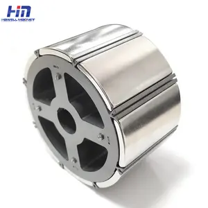 China Manufacturer Supply High Temperature Bar Magnet Neodymium N35SH N52SH Permanent Strongest Rotor Arc NdFeB Magnet