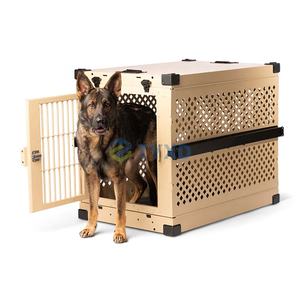 TYXD Alu katlanabilir ağır köpek kulübesi kutusu araba seyahat havayolu onaylı ev kullanımı köpek kafesi - Product Image 5
