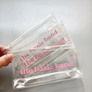 Bolsa de PVC Transparente con Cierre Deslizante y Logotipo Personalizado, para Cosméticos, Cuidado de la Piel, Joyería, Bolsa con Cierre Hermético - Product Image 2