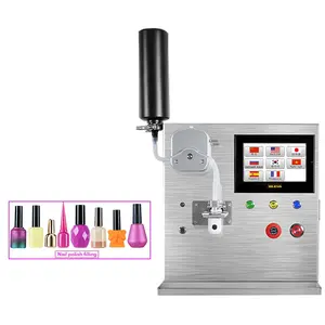 Custom Matte Automatic Nail Polish Gel Filling Capping Machine liquid filling for nail polish Uv White Newest Gel