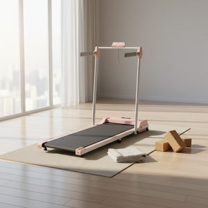 人気のポータブル電動折りたたみ式ウォーキングパッドトレッドミル 家庭用 大型LEDディスプレイ 環境に優しい カロリー計測 低騒音 - Product Image 6