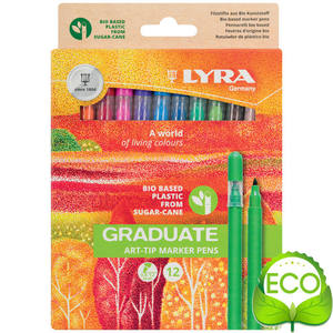 LYRA - Confezione da 12 Pennarelli Artistici Assortiti LYR GRAD ART-TIP - Product Image 1