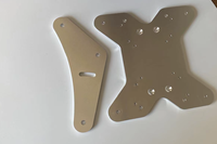 Pièces de support de pied en alliage d'aluminium série 6000 pour moto, tempérage T1-T6, HENGXINYU, formes spéciales, 1% de flexion, découpe