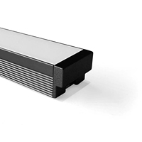 Échantillon gratuit W14.8 * 9.8mm U Channel lumière LED profil en aluminium personnalisé pour ordinateur diffuseur armoire placard T5 anodisation