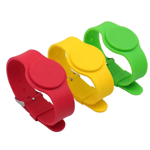 Programable RFID NFC Pulsera de silicona Impermeable 1K ISO14443A <span class=keywords><strong>MF</strong></span> 13,56 MHz Pulsera de goma para uso en el gimnasio - Product Image 5