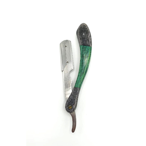 Navaja de Afeitar de Una Sola Hoja con Mango de Madera y Hoja de Acero Inoxidable, Logotipo Personalizado, Cuidado Personal, Embalaje Personalizado, Ofertas Personalizadas - Product Image 1