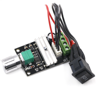 Régulateur de vitesse de moteur DC PWM 6V12V24V 3A avec interrupteur de contrôle de vitesse, rotation avant et arrière et fonction de commutation