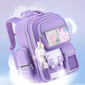 Wholesale Custom Children's <b>Backpack</b> Fashionable Polyester Schoolbag with Logo for Boys Youth Leisure Made From Oxford Material - Product Image 2