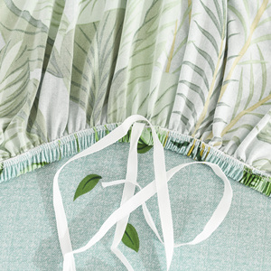 Su misura di modo di verde non-slip 4 5 6 posti divano copre decorazioni per la casa forma di l divano copertina stampata stretch - Product Image 6