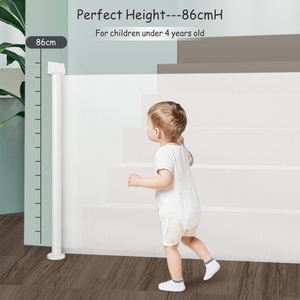Barrera de Seguridad Ajustable para Escaleras, de Malla, para Cocina, para Mascotas y Bebés, Fabricada en Fábrica - Product Image 1